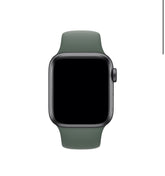 Curea de silicon pentru Apple Watch -PINE GREEN